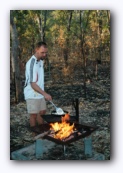 Camp kitchen at Surprise creek